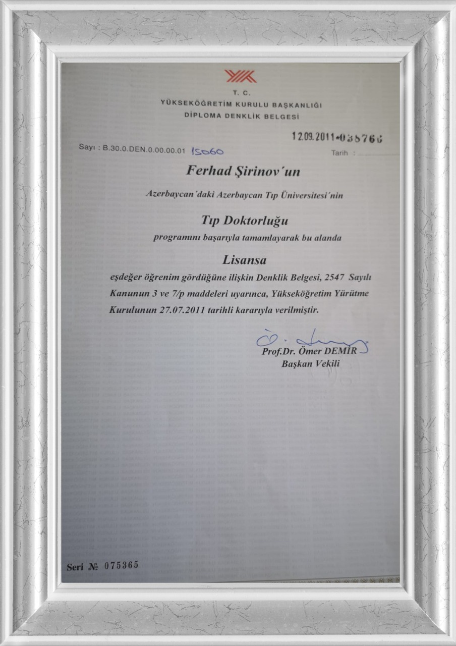 Nefroloq Fərhad Şirinov