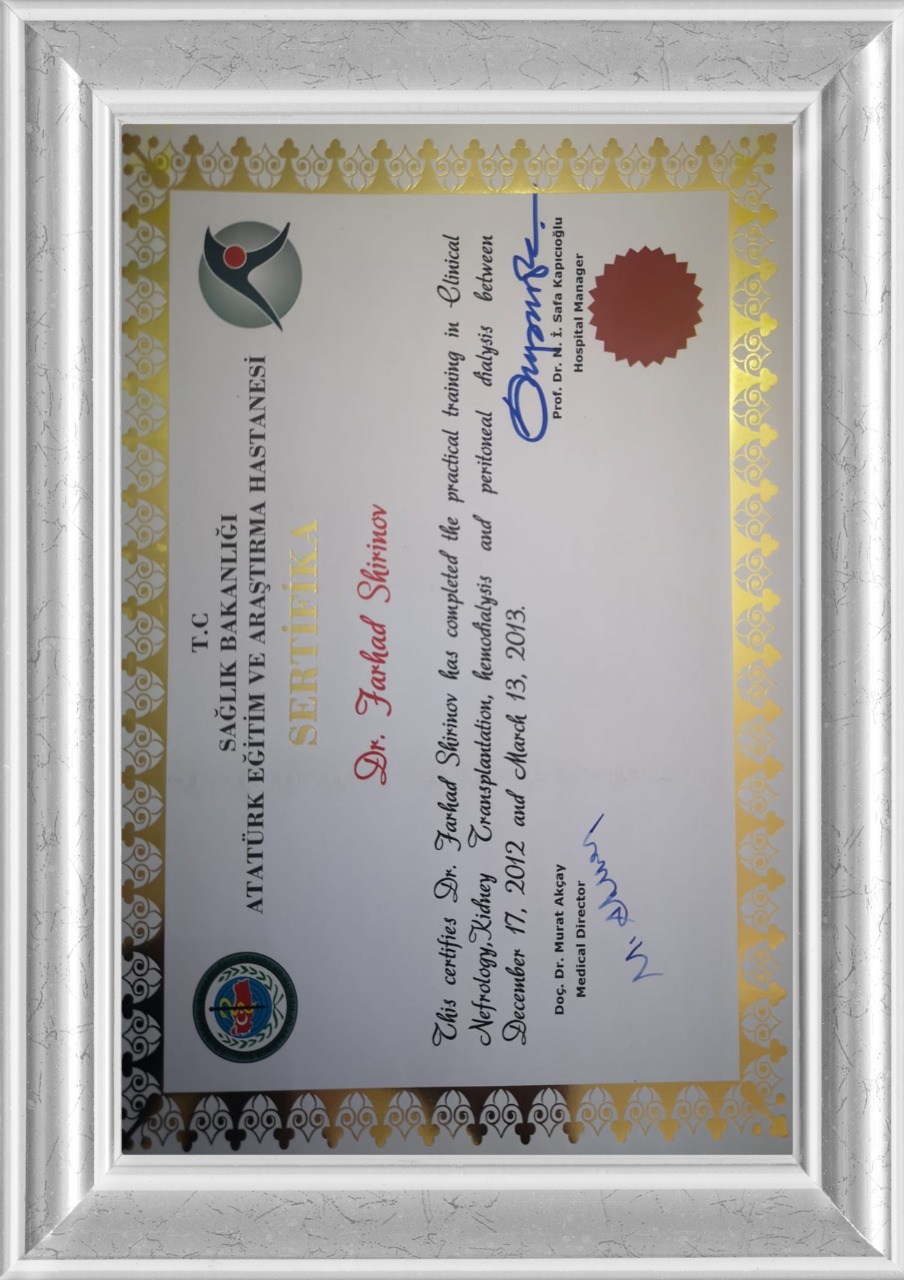 Nefroloq Fərhad Şirinov