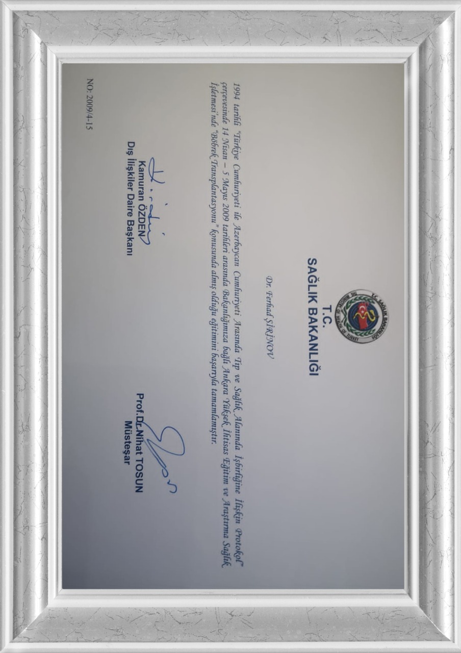 Nefroloq Fərhad Şirinov