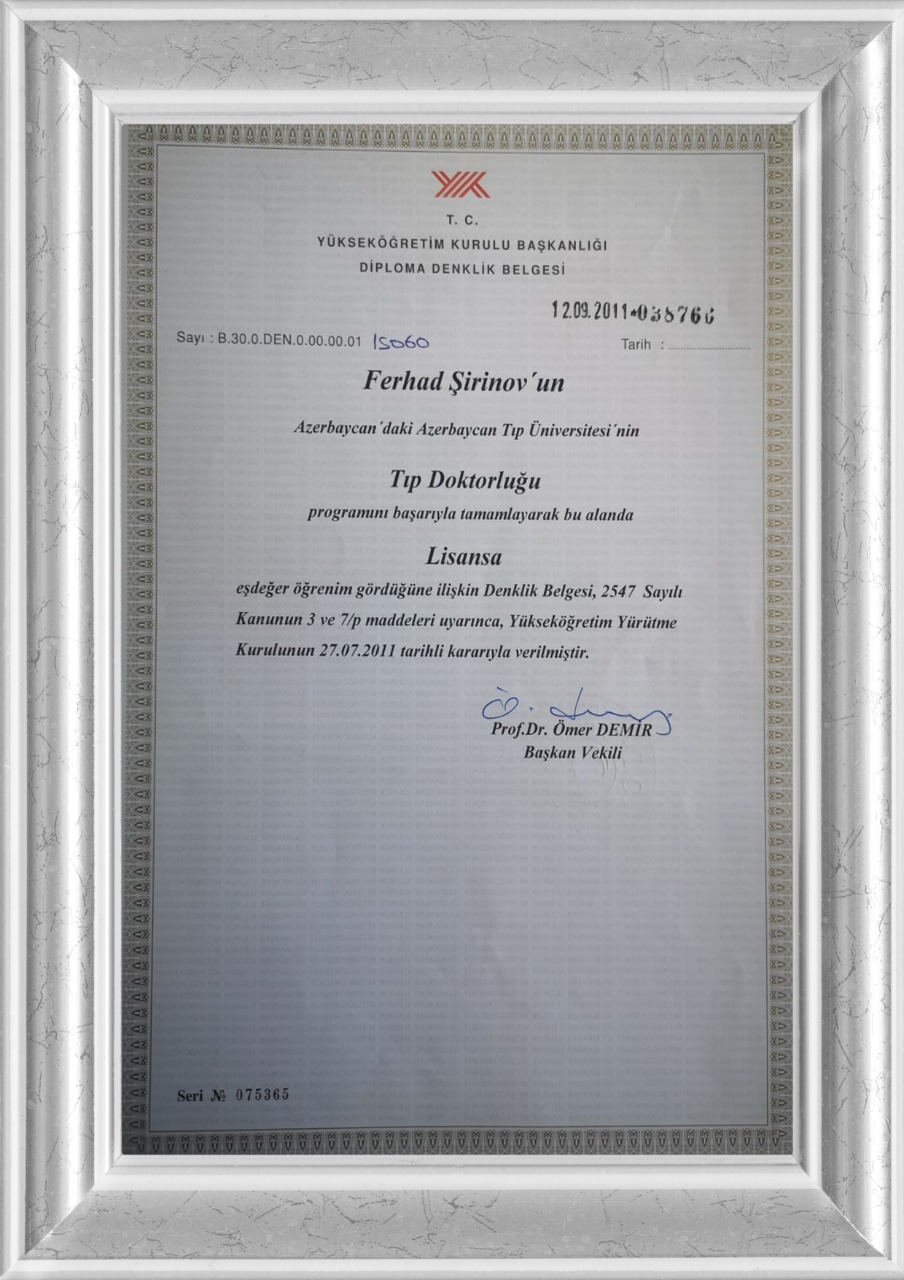 Nefroloq Fərhad Şirinov