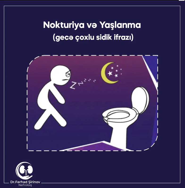 Nokturiya və Yaşlanma (gece coxlu sidik ifrazi)